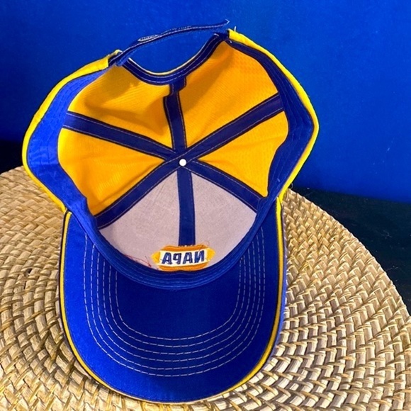 NWOT Men’s Napa Racing Chase Elliott #9 Blue & Yellow Strapback Hat One Size - Picture 5 of 5